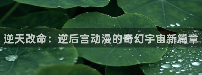 ,动漫之家：逆天改命：逆后宫动漫的奇幻宇宙新篇章